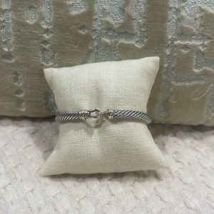 Authentic David Yurman .925 Sterling Silver Buckle Bracelet